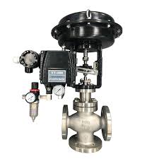 Spring-Return Pneumatic Control Valve with Electro-Pneumatic Positioner – 4-inch